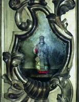 Сщмч. Макарий, митр. Киевский. Икона на юж. стороне арки царских врат главного иконостаса Софийского собора. XVIII в.