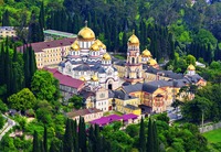 Новоафонский монастырь. Фотография. 2016 г.