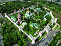 Панорама Новодевичьего мон-ря. Фотография. 10-е гг. XXI в.