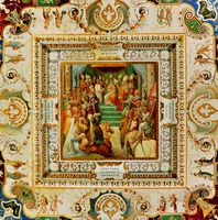 Коронация папы Римского Павла III. Роспись потолка во дворце Фарнезе (Карпарола). XVI в. Фото: Livioandronico2013