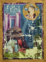 Ослепление Савла. Миниатюра из Гомилий Григория Назианзина. 879–883 гг. (Paris. gr. 510. Fol. 264v)