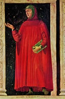 Ф. Петрарка. Роспись виллы Кардуччи. 1450 г. Мастер А. дель Кастаньо (Галерея Уффицци, Флоренция)