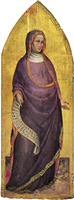 Прп. Павла. Кон. XIV — нач. XV в. Мастер «Мадонны Штраус» (Музеи Ватикана)