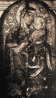 Песчанская икона Божией Матери из Вознесенской церкви в слободе Пески. Фотография. 1-я треть ХХ в.