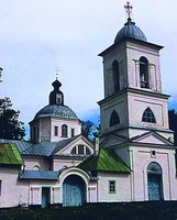 Церковь в честь Сретения Господня в Трубчевске. Фотография. 90-е гг. ХХ в.