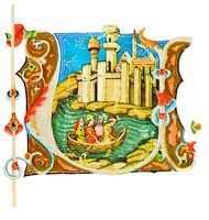 Основание Венеции. Миниатюра из Хроники Марка Кальти. 1360–1370 гг. (Нац. б-ка им. Сечени. Будапешт)