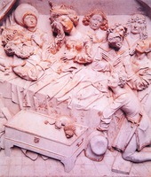 Имп. Генрих II на смертном одре. Деталь саркофага. Мастер Т. Рименшнайдер. 1499–1513 гг. (собор св. Петра и Георгия, Бамберг)