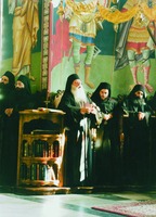 Монахи на клиросе (мон-рь Ксенофонт)