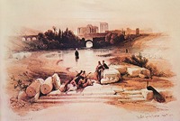 Руины Баальбека. Литография Д. Робертса. 1842 г.