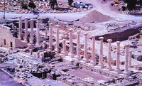 Скифополь (совр. Бет-Шеан). Остатки базилики ранневизант. периода