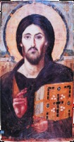 Христос Пантократор. Икона. VI в. (мон-рь вмц. Екатерины на Синае)