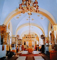 Интерьер ц. в честь Казанской иконы Божией Матери