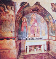 Деисус. Роспись часовни в башне базилики Рождества Христова в Вифлееме
