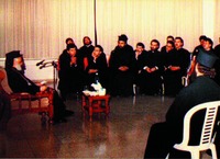 Патриарх Антиохийский Игнатий IV читает лекцию в Баламандском ун-те