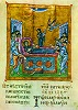 Успение Пресв. Богородицы. Миниатюра из Евангелия-апракос. 2-я пол. XI в.(Ath. Iver. gr. 1. Fol. 300a)