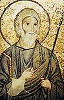 Ап. Андрей. Мозаика базилики Марторана в Палермо 40-50-е гг. XII в. 