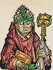 Св. Колумбан. Гравюра (H. Schedel. “Liber chronicarum”, 1493) (РГБ)