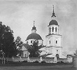 Церковь во имя арх. Михаила в с. Лазареве. 1808 - 1811, 1893 - 1895 гг. Фотография В. Д. Машукова. 1900 г (ГАИ МК)