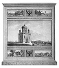 Церковь св. блгв. кн. Александра Невского в Потсдаме (1826–1829). Литография Хермана. Сер. XIX в. (ГИМ)