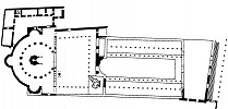 План храма Гроба Господня. IV–V вв. Реконструкция