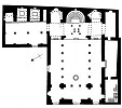 Базилика св. Варвары в Ст. Каире. Кон. VII в.  План