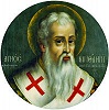 Свт. Епифаний Кипрский. Икона. Нач. XVIII в. (ГИМ)