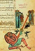 Воскрешение Лазаря. Миниатюра из Псалтири Барберини. Посл. треть XI в. (Vat. gr. 372. Fol. 48r)