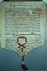 Соборная грамота Патриарха К-польского Иоасафа и греч. епископов, утверждающая за Иоанном IV титул царя. 1560 г. (РГБ. Ф. 181. №175)
