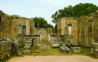 Руины раннехрист. базилики в Олимпии