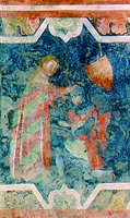 Посвящение в рыцари. Кон. XIV - нач. XV в. Музей замка Буонконсильо в Арко (Тренто, Италия)