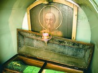 Икона и рака прп. Иоанна, Киево-Печерского, Многострадального, в Ближних пещерах Киево-Печерской лавры