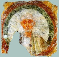 Иннокентий I, папа Римский. Роспись ц. Сан-Паоло фуори ле Мура в Риме. V в.