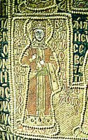 Иоанн VIII Палеолог. Фрагмент Большого саккоса митр. Фотия. 1414–1417 гг. (ГММК)