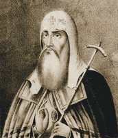 Иоасаф I, патриарх Московский и всея Руси. Литография. XIX в. (ГИМ)