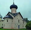 Церковь прав. Симеона Богоприимца в Покровском Зверине мон-ре, Вел. Новгород. 1467 г. Фотография. 2006 г.