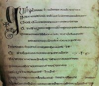 Катах (Псалтирь св. Колумбы). Кон. VI – нач. VII в. (Dublin. Royal Irish Academy. MS. 12 R 33. Fol. 48r)