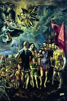 Мученичество св. Маврикия. 1582 г. Худож. Эль Греко (Музей Эскориала)