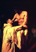 Видение Иисуса Христа Бернарду Клервоскому. 1627–1628 гг. Худож. Франсиско Рибальта (Прадо, Мадрид)