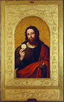 Иисус Христос с гостией. 60–70-е гг. XVI в. Худож. Хуан де Хуанес (Музей изобразительных искусств, Валенсия)