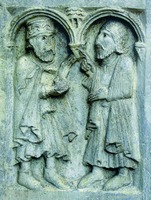 Рельеф портала церкви в Нонантоле. Ок. 1117 г. Мастер Вилиджельмо