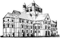 Кафедральный собор в Йорке. Кон. XI в. Реконструкция