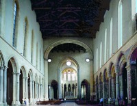 Интерьер базилики Сан-Лоренцо-Маджоре в Неаполе. 1235 — кон. XIII в.