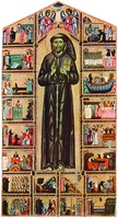 Католич. св. Франциск Ассизский, с житием. Сер. XIII в. Мастер св. Франциска Барди (ц. Санта-Кроче, Флоренция)