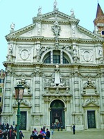 Фасад ц. Сан-Моизе в Венеции. 1668 г.