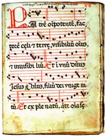 Canto fratto: «Credo». «Conceptionis» в Кириале-Градуале. 1599–1600 гг. (Trento. Fondazione Bibl. S. Bernardino. 327)
