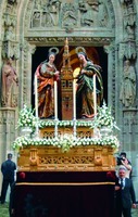 Мученицы Иуста и Руфина. Скульптура. 1728 г. Кафедральный собор в Севилье