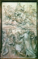 Вознесение Девы Марии. 1607–1610 гг. Скульптор Пьетро Бернини (баптистерий ц. Санта-Мария-Маджоре, Рим)