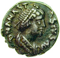 Кор. Теодорих. Аверс монеты. 493–526 гг.