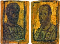 Апостолы Петр и Павел. Икона. Кон. VIII в. (Музеи Ватикана)