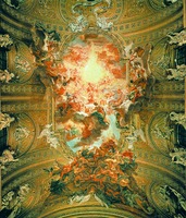 Триумф имени Иисуса. Роспись свода ц. иль Джезу в Риме. 1676–1679 гг. Мастер Бачиччо